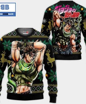 Joseph Joestar JoJo’s Bizarre Adventure Anime Christmas Ugly Sweater