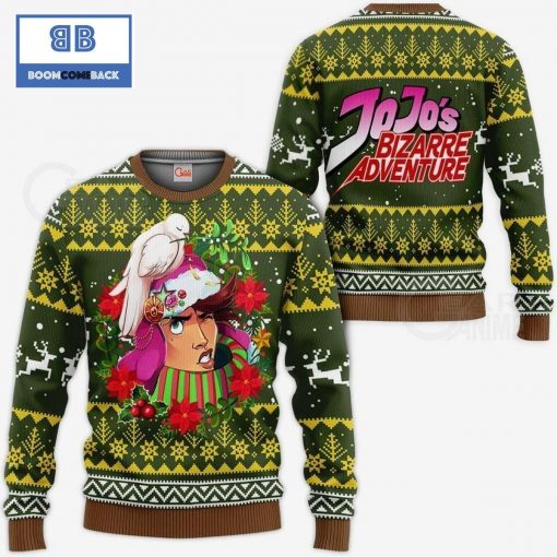 Joseph Joestar Satan Claus JoJo’s Bizarre Adventure Anime Ugly Christmas Sweater