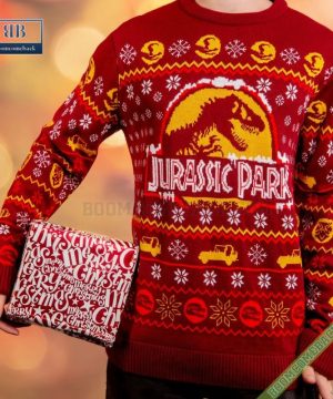 Jurassic Park Movie Ugly Christmas Sweater Gift For Adult And Kid