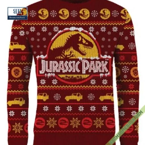 Jurassic Park Movie Ugly Christmas Sweater Gift For Adult And Kid