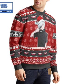 Kaneki Ken Tokyo Ghoul Anime Christmas Custom Knitted 3D Sweater