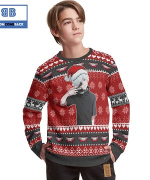 Kaneki Ken Tokyo Ghoul Anime Christmas Custom Knitted 3D Sweater