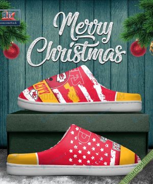 Kansas City Chiefs Christmas Indoor Slippers