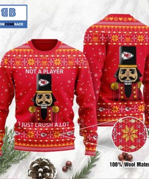 Kansas City Chiefs Not A Player I Just Crush Alot Ugly Christmas Sweater