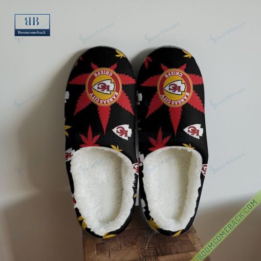 Kansas City Chiefs Weed NFL Indoor Slippers