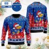 Kansas State Wildcats Santa Claus Hat Ho Ho Ho 3D Custom Name Ugly Christmas Sweater