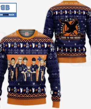 karasuno haikyuu anime christmas 3d sweater 2 z24T2