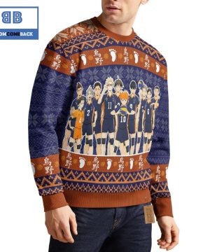 Karasuno High Haikyuu Anime Custom Knitted 3D Sweater