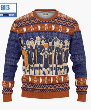 karasuno high haikyuu anime custom knitted 3d sweater 3 6eJZ8