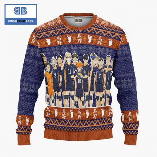 Karasuno High Haikyuu Anime Custom Knitted 3D Sweater