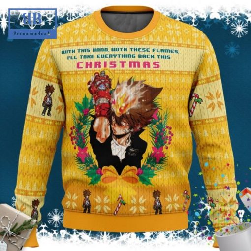 Katekyo Hitman Reborn With This Hand With These Flames Ugly Christmas Sweater