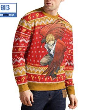 Keigo Takami My Hero Academia Anime Custom Hawks Knitted 3D Sweater