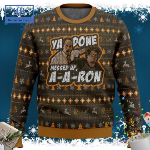 Key And Peele a Done Messed Up A-A-Ron Ugly Christmas Sweater