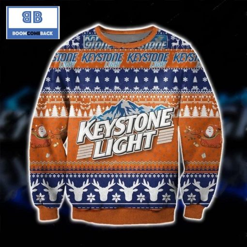 Keystone Light Christmas Ugly Sweater