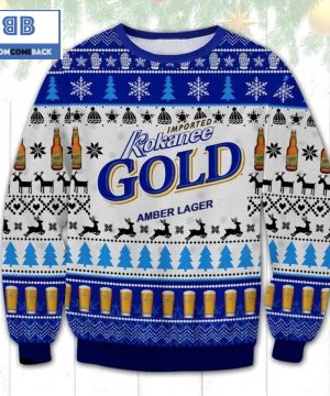 Kokanee Gold Amber Lager Ugly Christmas Sweater