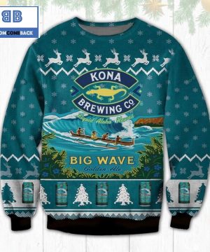 Kona Brewing Big Wave Golden Ale Ugly Christmas Sweater