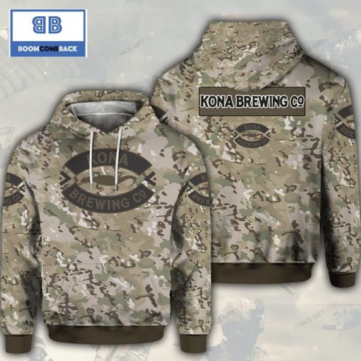 Kona Brewing Camouflage 3D Hoodie