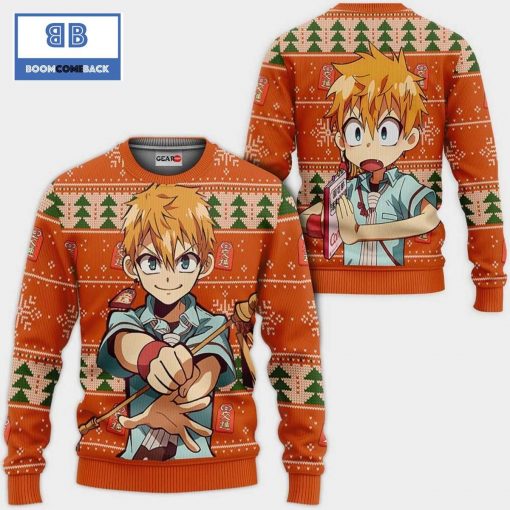 Kou Minamoto Toilet Bound Hanako Kun Anime Christmas 3D Sweater