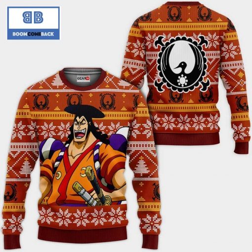 Kozuki Oden One Piece Anime Christmas 3D Sweater