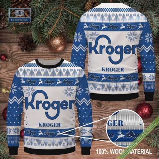 Kroger Logo Christmas Ugly Sweater Jumper