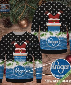 Kroger Santa Claus Ugly Christmas Sweater