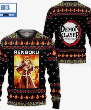 Kyojuro Rengoku Kimetsu No Yaiba Anime Christmas 3D Sweater