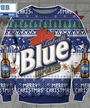 Labatt Blue Beer Christmas Ugly Sweater