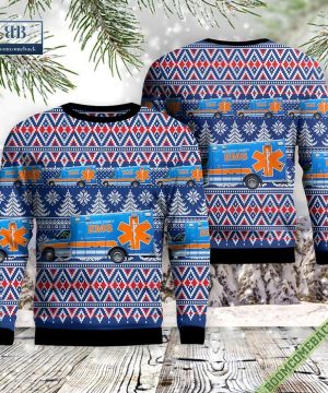 Lake City, Michigan, Missaukee County EMS Ugly Christmas Sweater