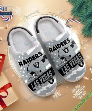 las vegas raiders christmas indoor slippers 5 OiC1Q