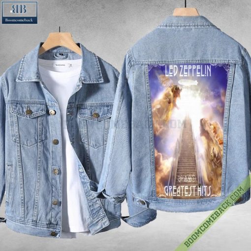 Led Zeppelin Greatest Hits Denim Jacket