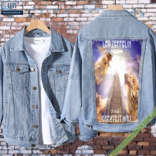 Led Zeppelin Greatest Hits Denim Jacket