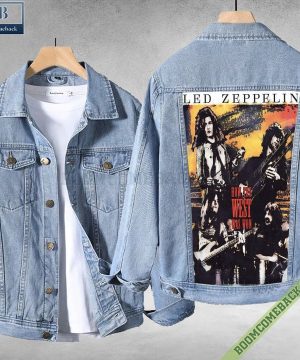 led zeppelin how the west was won denim jacket 4 tMw5R