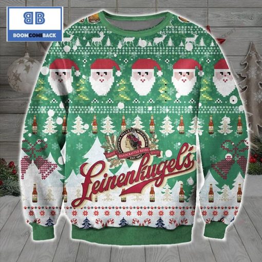 Leinenkugel’s Beer Christmas Pattern Custom Ugly Sweater