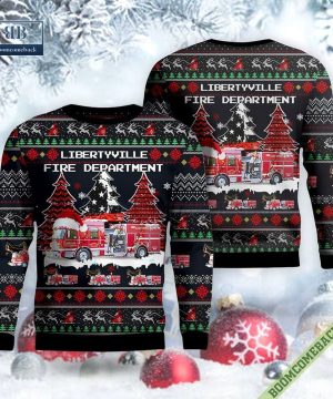 Libertyville Fire Department Ugly Christmas Sweater