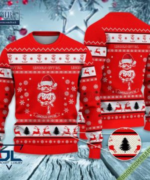 Lincoln City FC Trending Ugly Christmas Sweater