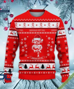 Lincoln City FC Trending Ugly Christmas Sweater