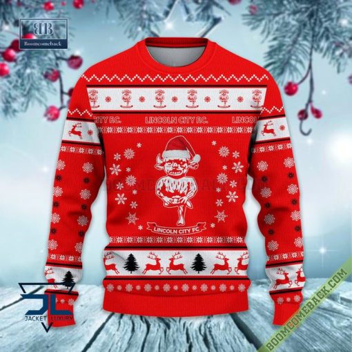 Lincoln City FC Trending Ugly Christmas Sweater