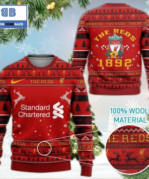 Liverpool FC 3D Ugly Christmas Sweater