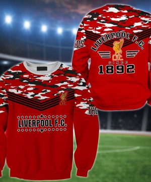 Liverpool FC Camouflage Christmas Sweater