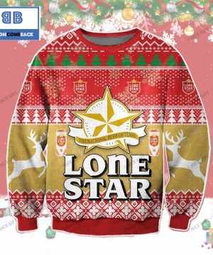 Lone Star Beer Christmas Ugly Sweater