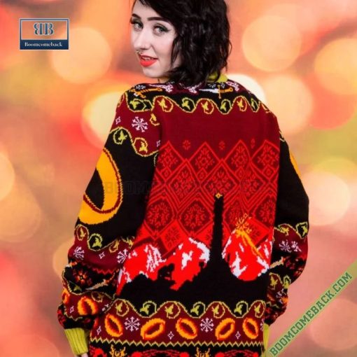 Lord of The Rings Eye Of Sauron Christmas Sweater Jumper