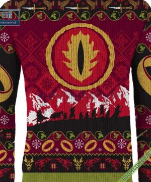 lord of the rings eye of sauron christmas sweater jumper 9 DNWlT