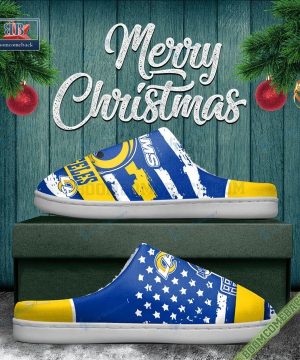 Los Angeles Rams Christmas Indoor Slippers