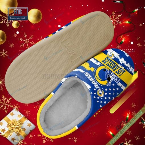 Los Angeles Rams Christmas Indoor Slippers