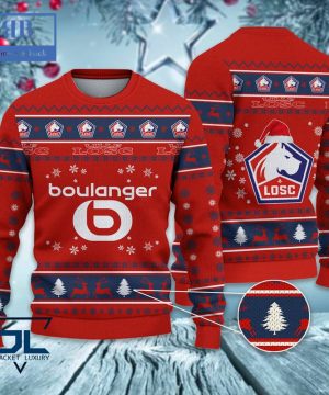 LOSC Lille Santa Hat Ugly Christmas Sweater