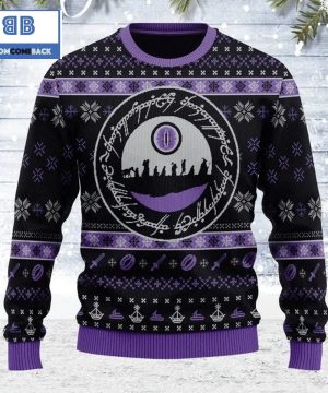 LOTR Ring Language Ugly Woolen Sweater