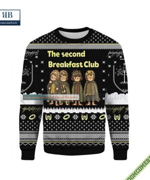 LOTR The Second Breakfast Club Meme Ugly Christmas Sweater