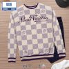 Louis Vuitton Brown 3D Ugly Sweater