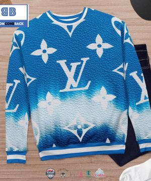 Louis Vuitton Leather Texture 3D Ugly Sweater