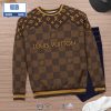 Louis Vuitton Leather Texture 3D Ugly Sweater